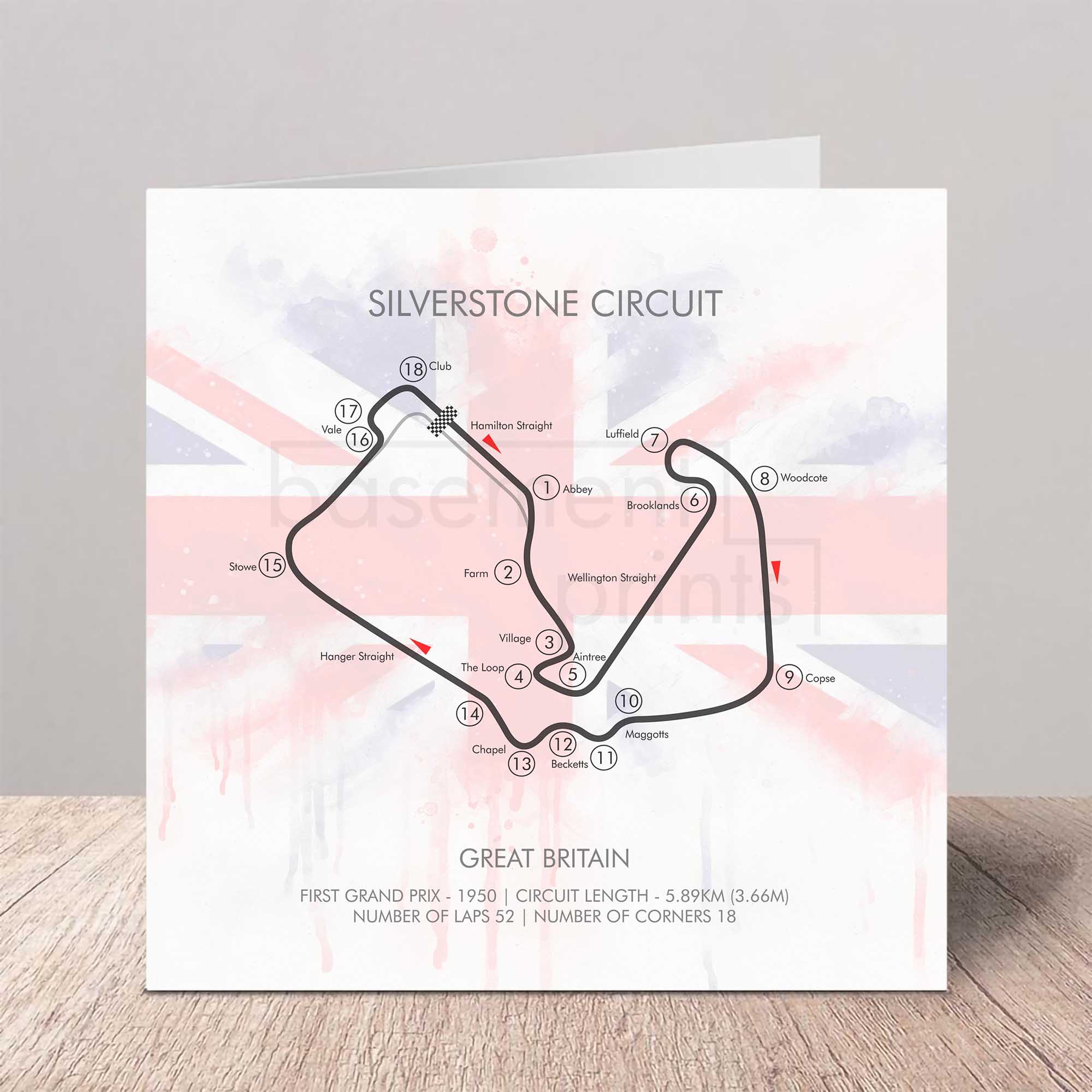 Motor Racing Cards - Basement Prints