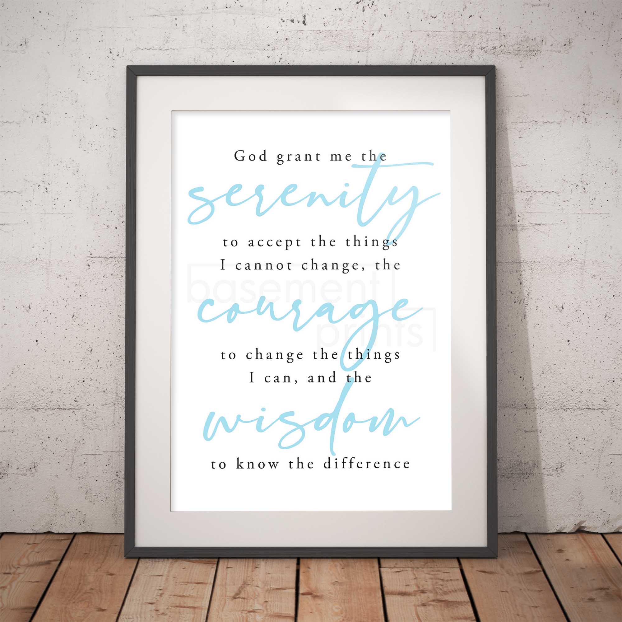 Quote Inspired Prints - Basement Prints